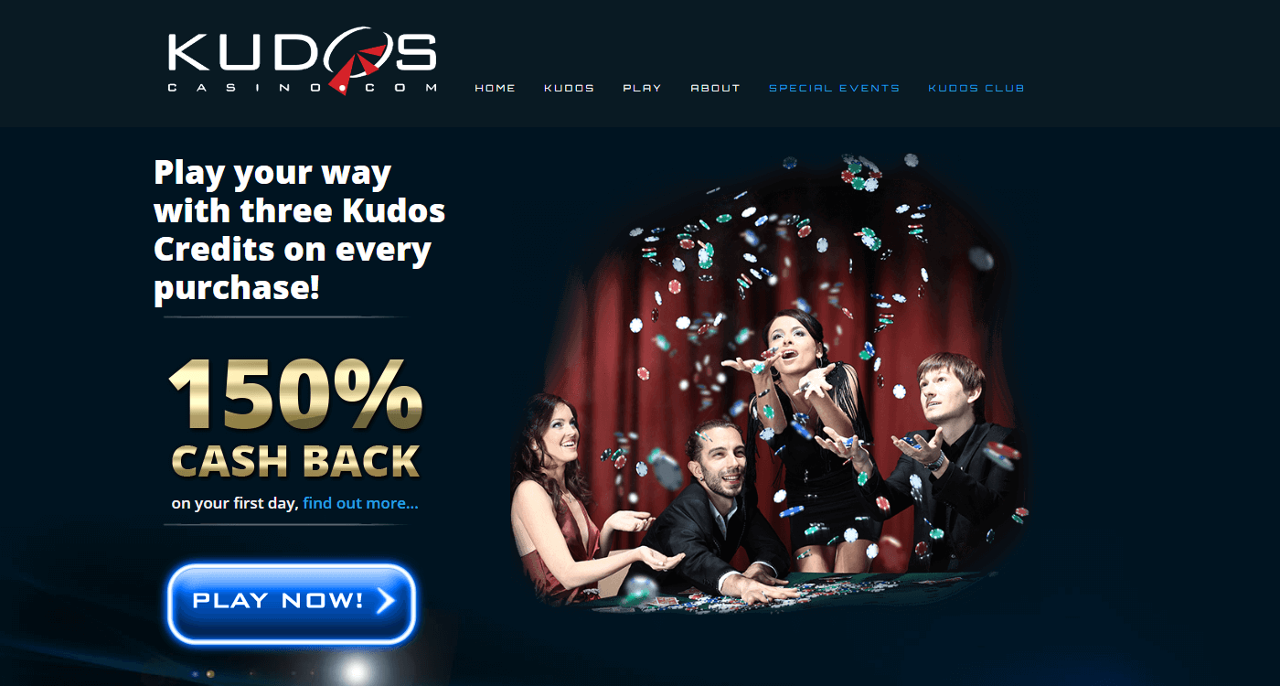 Hjemskjermbilde Kudos Casino
