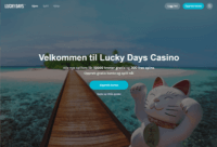 Lucky Days hemsida