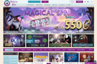 Magical Spin hemsida