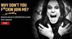 Metal Casino Ozzy Promo