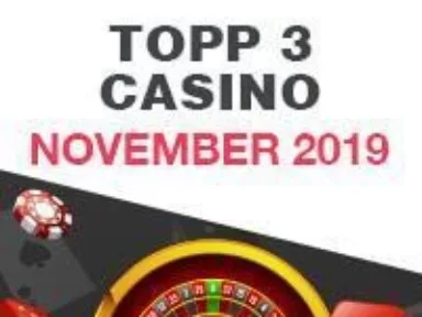 Topp 3 nye casino november 2019 lite bilde