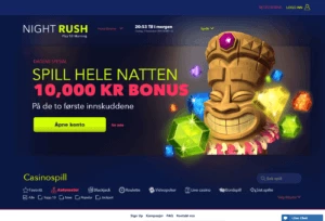 Night Rush Bonus offer