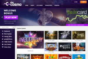 Hjemskjermbilde Play Cosmo Casino