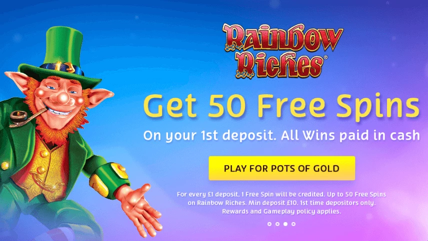 Gratisspinn Play Ojo Rainbow Riches