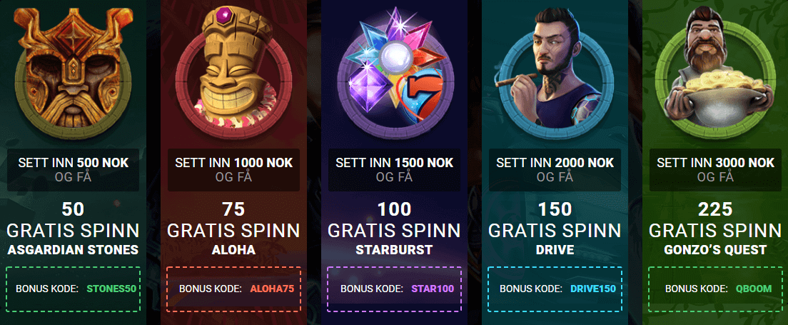 Bonustilbud QBCasino