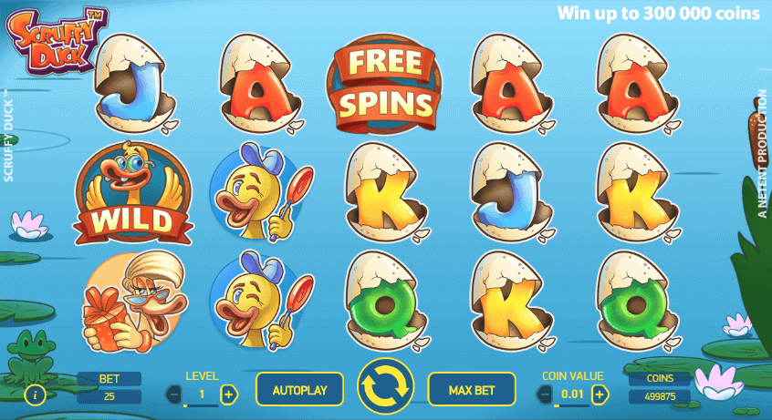 Spillskjermbilde Scruffy Duck Casino