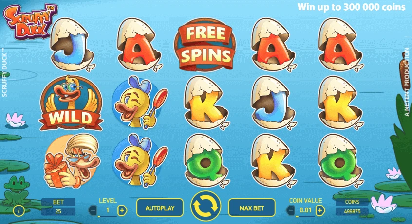 Spillskjermbilde Scruffy Duck Casino