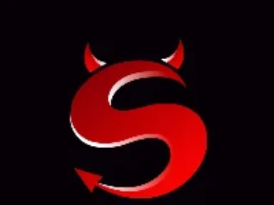Sin Spins Casino Logo Black/Red