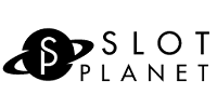 Slot Planet Casino Logo B/W