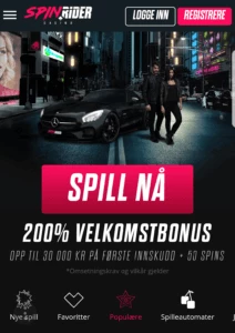 Mobilt hjemskjermbilde Spin Rider
