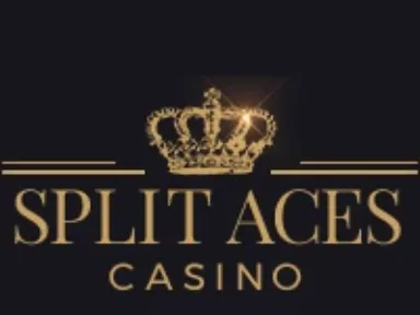 Split Aces Casino Logo Black
