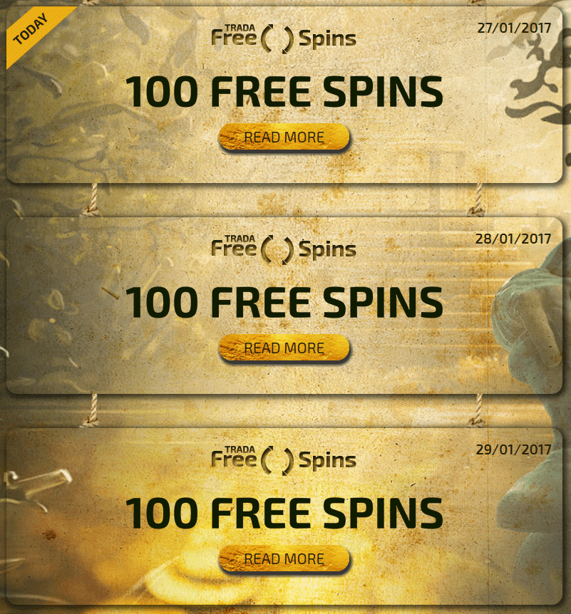 Gratisspinnskjermbilde Trada Casino