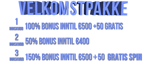 TS Casino Velkomstpakke 2018