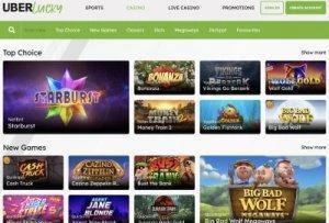 Uberlucky Casino Games