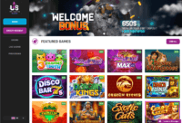 Universal Slots hemsida