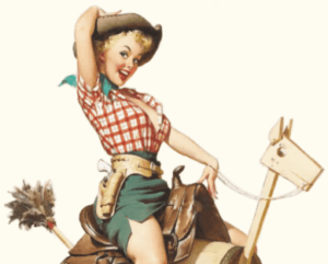 Wild Wild Bet cowboyjente-figur